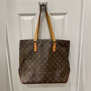 Authentic Louis Vuitton Monogram Cabas Piano Tote Bag